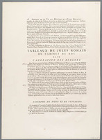 KG 14537
<br/>
Titelblad en beschrijvende tekst bij bundel reproductiegrafiek
<br/>
<em>Imprimerie Royale</em>